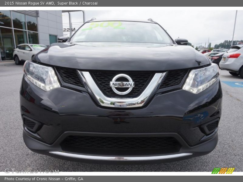 Super Black / Charcoal 2015 Nissan Rogue SV AWD