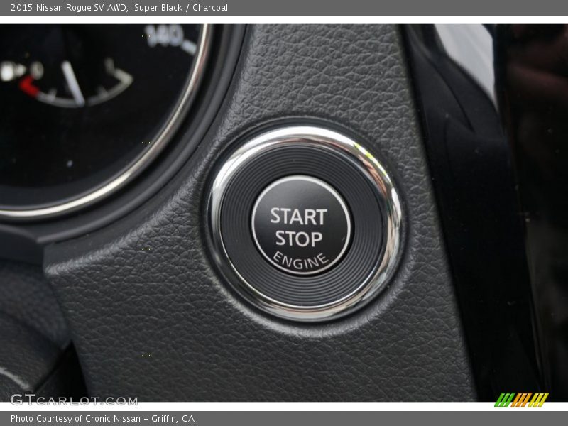 Super Black / Charcoal 2015 Nissan Rogue SV AWD