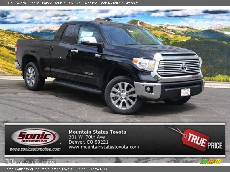 Attitude Black Metallic / Graphite 2015 Toyota Tundra Limited Double Cab 4x4