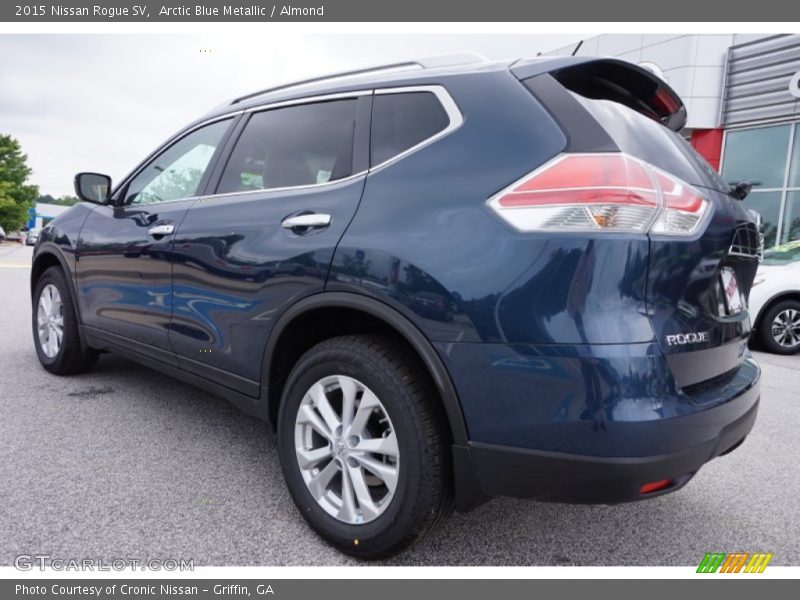 Arctic Blue Metallic / Almond 2015 Nissan Rogue SV