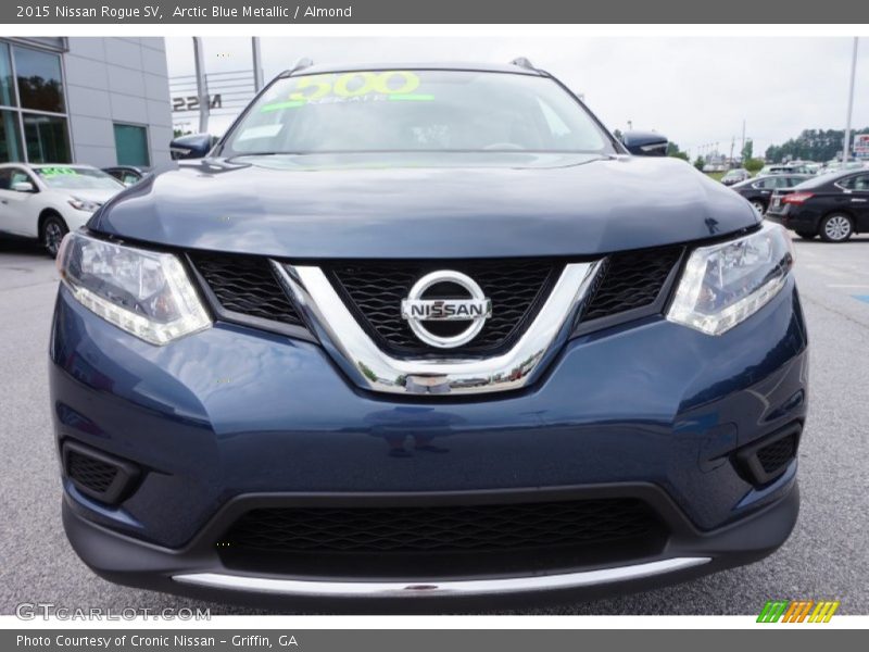 Arctic Blue Metallic / Almond 2015 Nissan Rogue SV