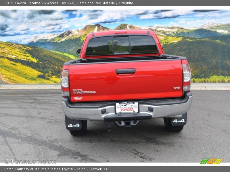 Barcelona Red Metallic / Graphite 2015 Toyota Tacoma V6 Access Cab 4x4