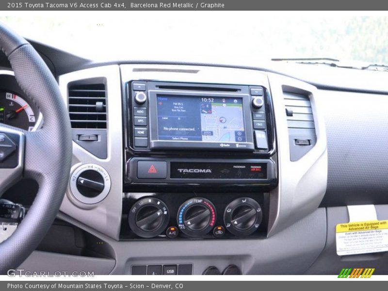 Barcelona Red Metallic / Graphite 2015 Toyota Tacoma V6 Access Cab 4x4