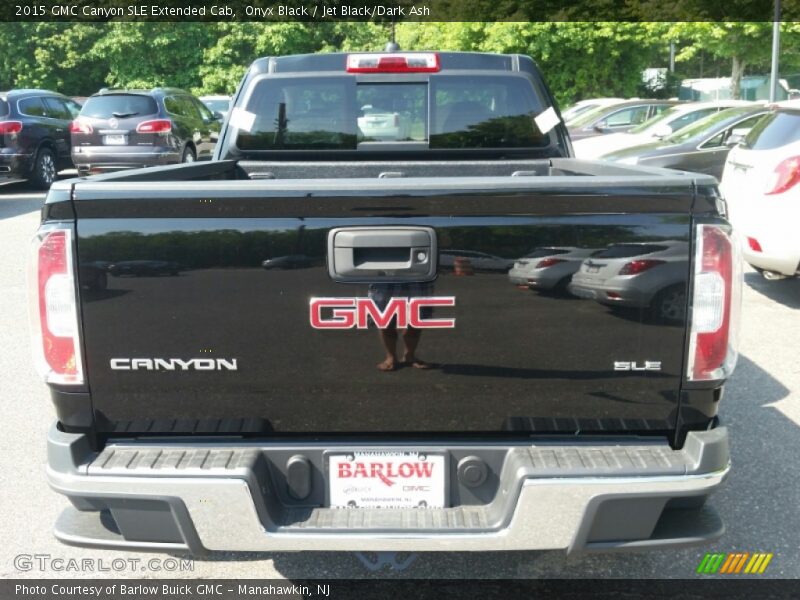 Onyx Black / Jet Black/Dark Ash 2015 GMC Canyon SLE Extended Cab