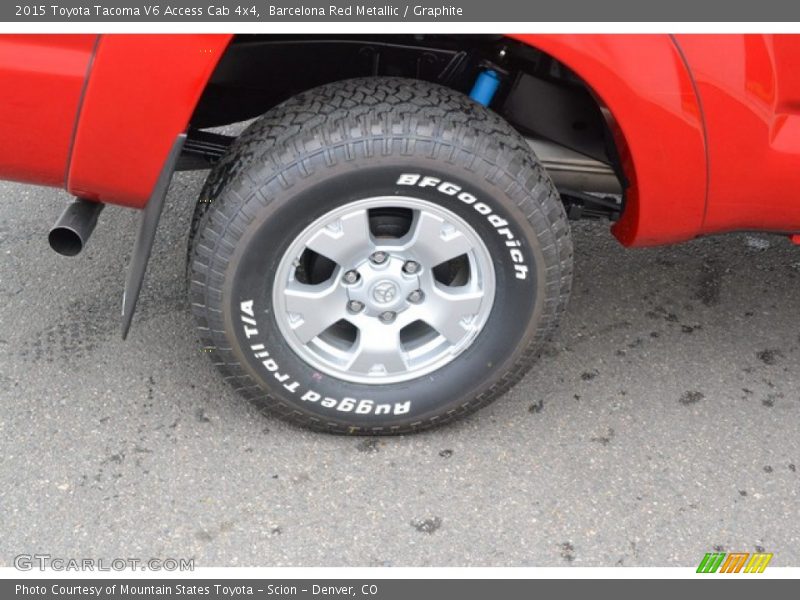 Barcelona Red Metallic / Graphite 2015 Toyota Tacoma V6 Access Cab 4x4