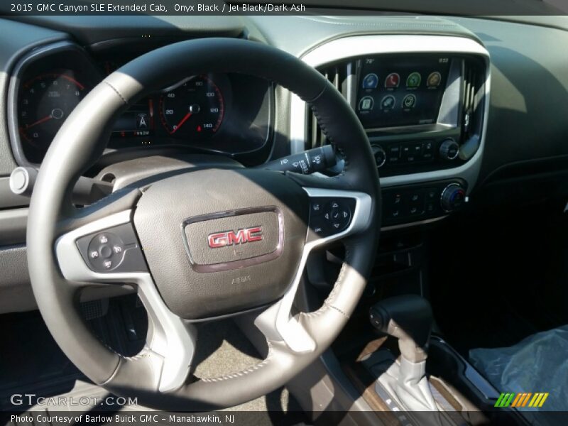 Onyx Black / Jet Black/Dark Ash 2015 GMC Canyon SLE Extended Cab