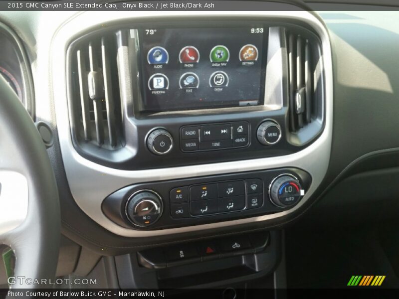 Onyx Black / Jet Black/Dark Ash 2015 GMC Canyon SLE Extended Cab