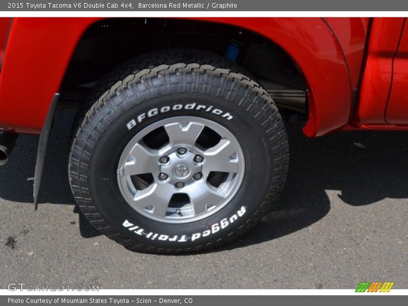 Barcelona Red Metallic / Graphite 2015 Toyota Tacoma V6 Double Cab 4x4