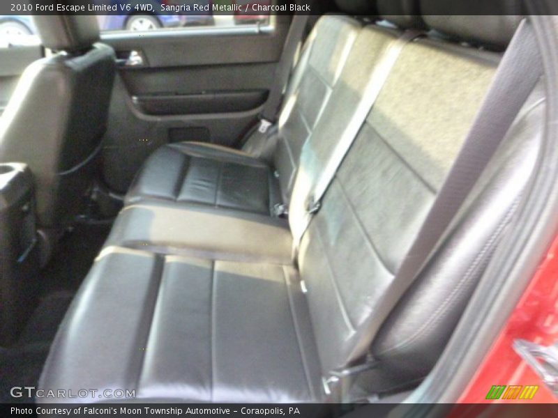 Sangria Red Metallic / Charcoal Black 2010 Ford Escape Limited V6 4WD