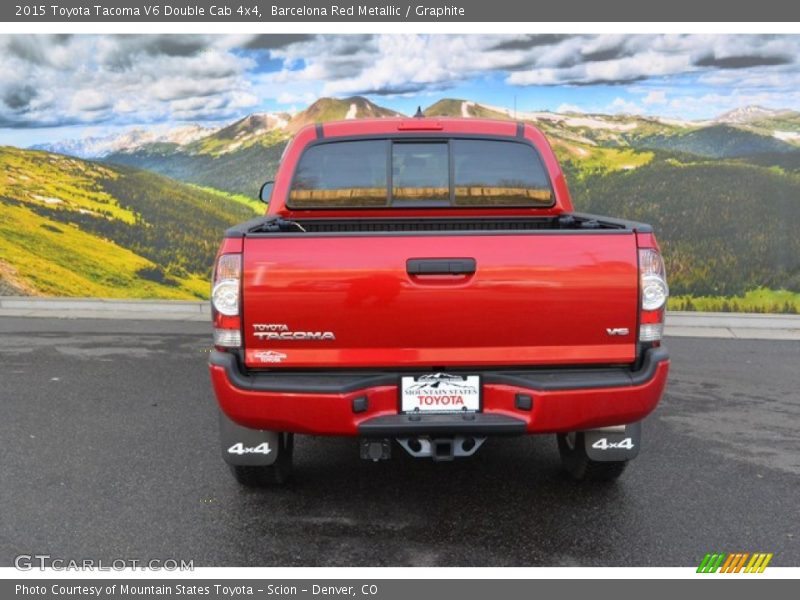 Barcelona Red Metallic / Graphite 2015 Toyota Tacoma V6 Double Cab 4x4