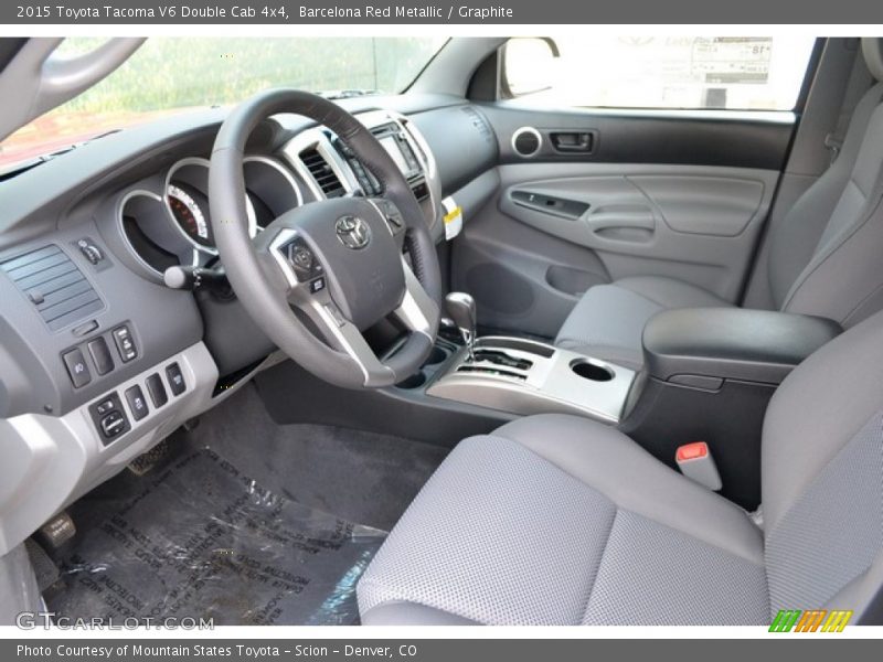 Barcelona Red Metallic / Graphite 2015 Toyota Tacoma V6 Double Cab 4x4