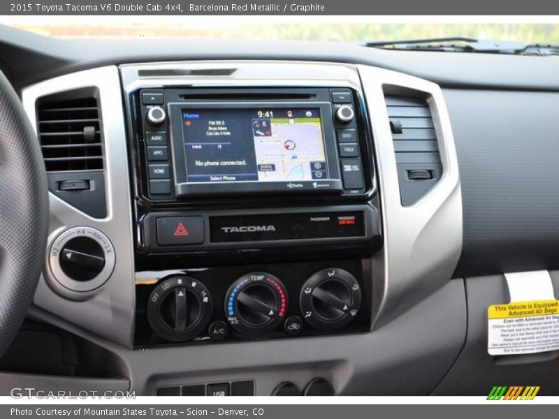 Barcelona Red Metallic / Graphite 2015 Toyota Tacoma V6 Double Cab 4x4