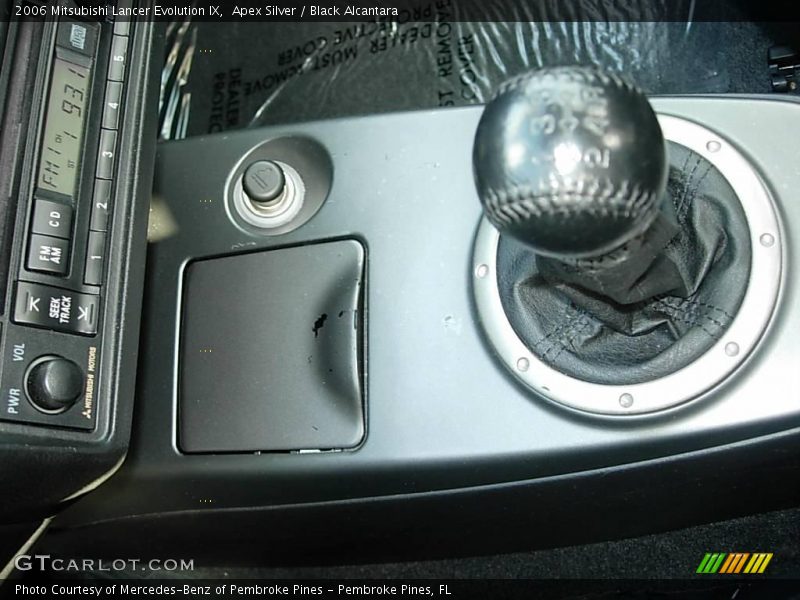 Apex Silver / Black Alcantara 2006 Mitsubishi Lancer Evolution IX