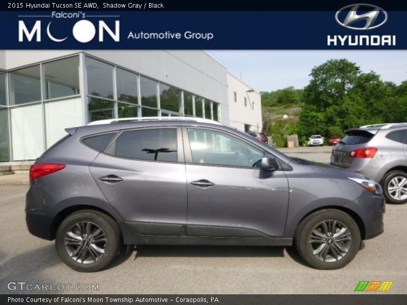 Shadow Gray / Black 2015 Hyundai Tucson SE AWD