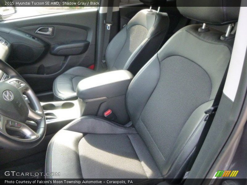 Shadow Gray / Black 2015 Hyundai Tucson SE AWD