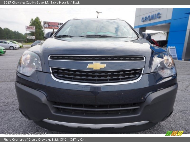 Sable Metallic / Black 2015 Chevrolet Captiva Sport LS