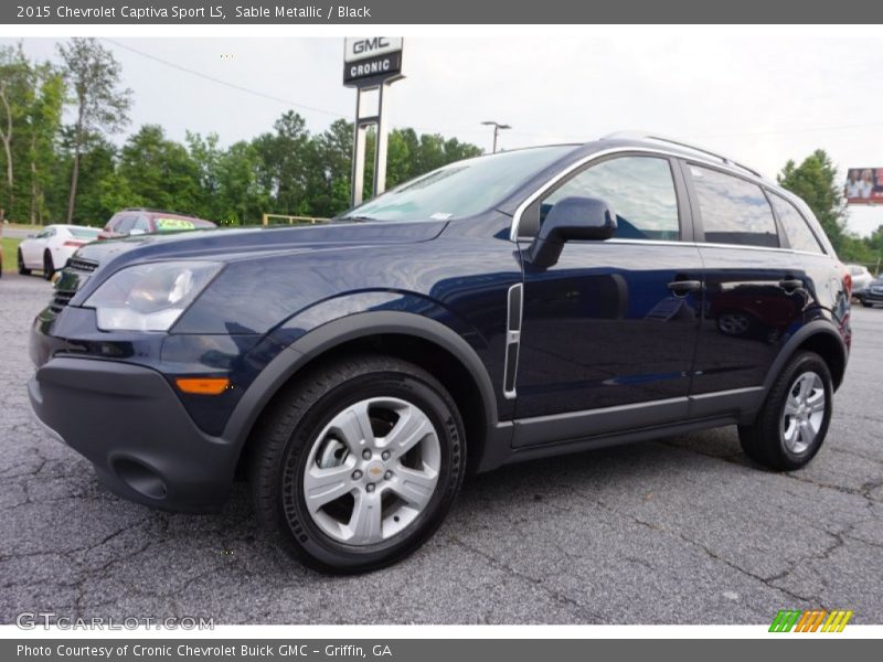 Sable Metallic / Black 2015 Chevrolet Captiva Sport LS