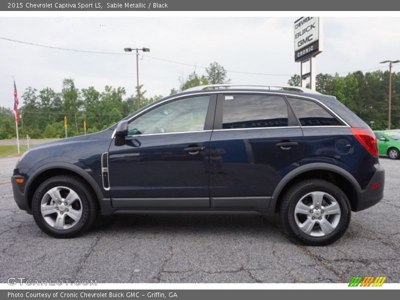 Sable Metallic / Black 2015 Chevrolet Captiva Sport LS