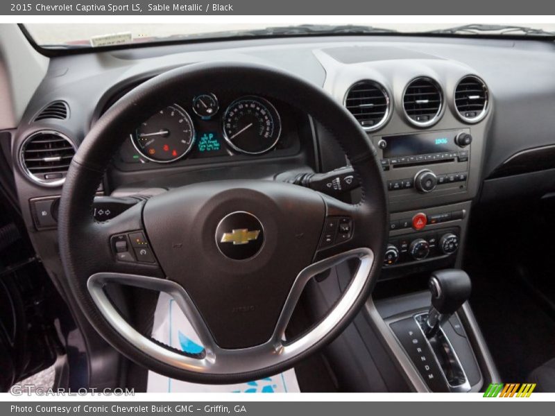 Sable Metallic / Black 2015 Chevrolet Captiva Sport LS
