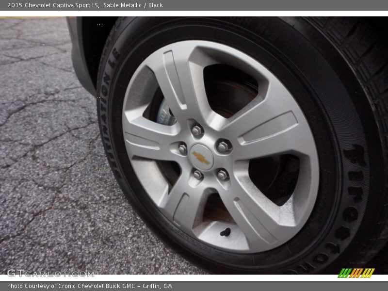 Sable Metallic / Black 2015 Chevrolet Captiva Sport LS