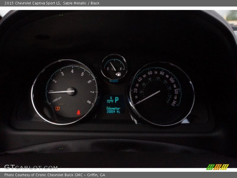 Sable Metallic / Black 2015 Chevrolet Captiva Sport LS