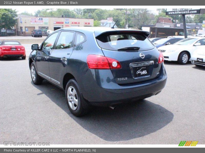 Graphite Blue / Black 2012 Nissan Rogue S AWD