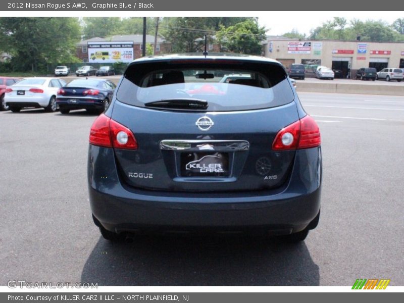 Graphite Blue / Black 2012 Nissan Rogue S AWD