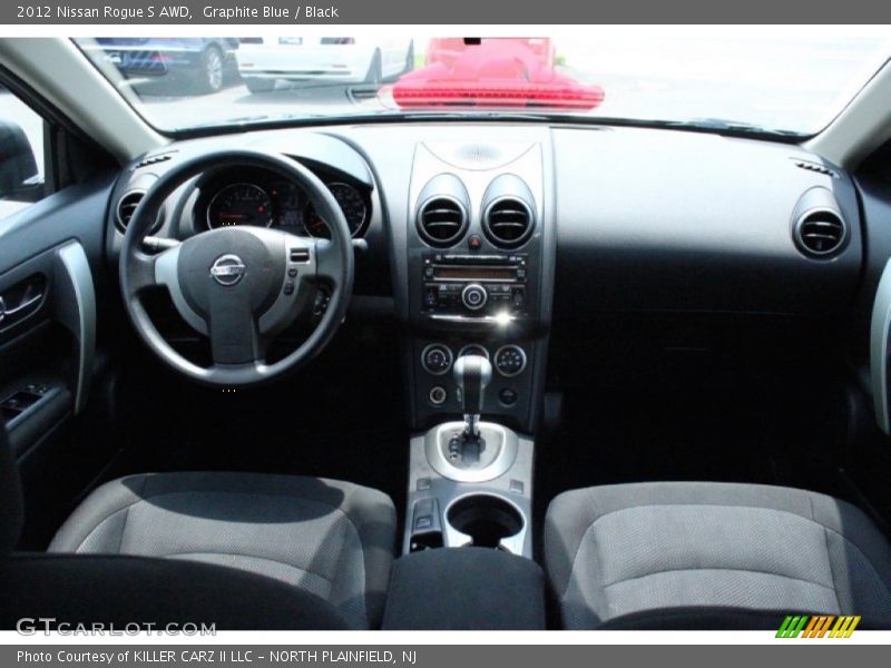 Graphite Blue / Black 2012 Nissan Rogue S AWD