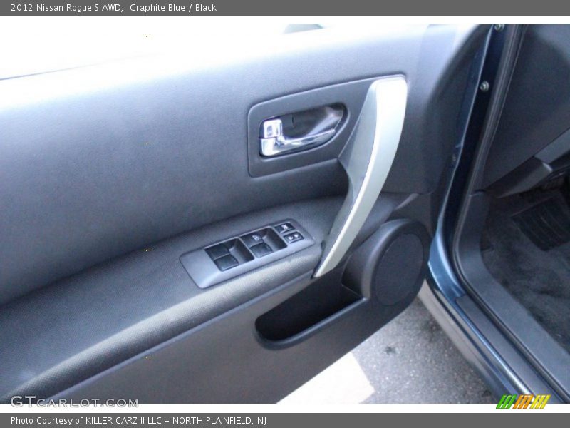 Graphite Blue / Black 2012 Nissan Rogue S AWD