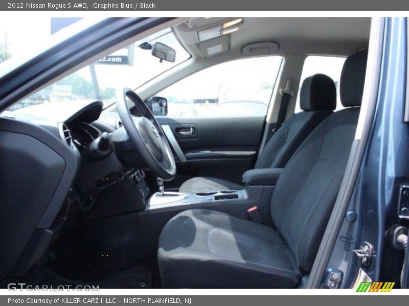 Graphite Blue / Black 2012 Nissan Rogue S AWD