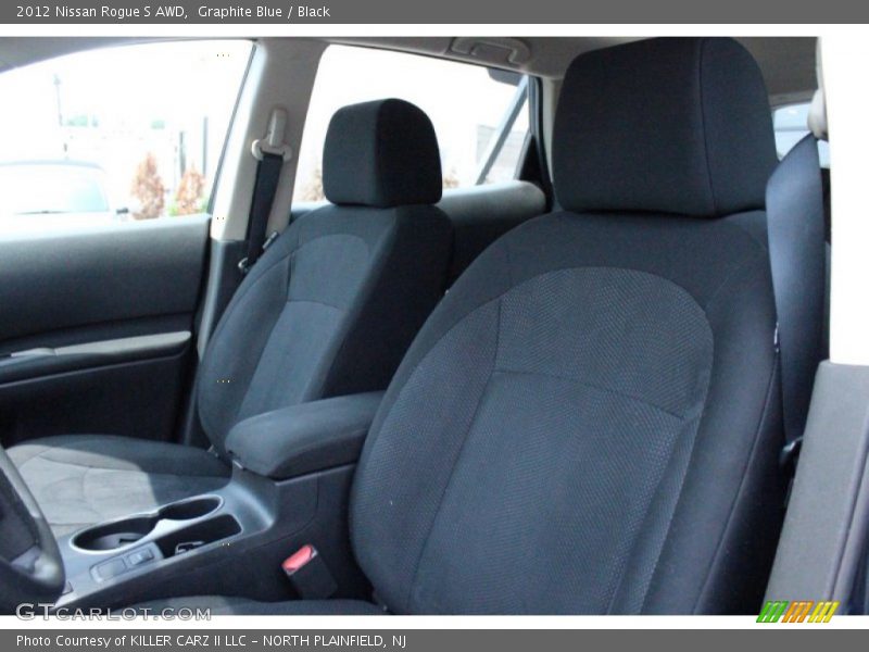 Graphite Blue / Black 2012 Nissan Rogue S AWD