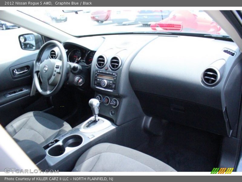 Graphite Blue / Black 2012 Nissan Rogue S AWD