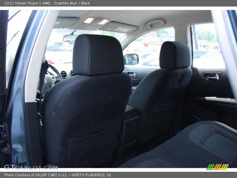 Graphite Blue / Black 2012 Nissan Rogue S AWD