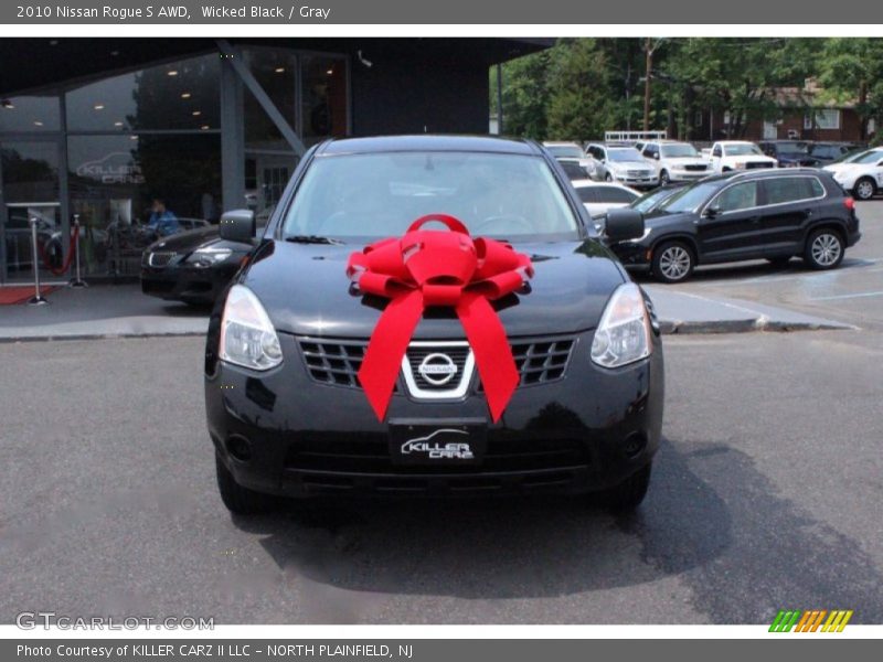 Wicked Black / Gray 2010 Nissan Rogue S AWD