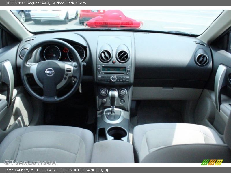 Wicked Black / Gray 2010 Nissan Rogue S AWD