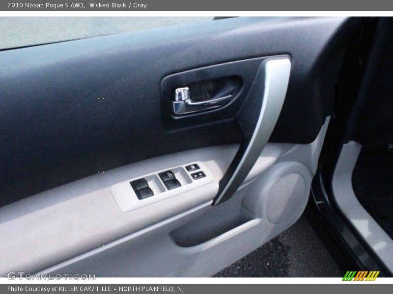 Wicked Black / Gray 2010 Nissan Rogue S AWD