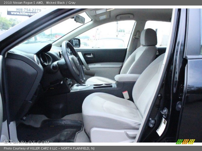 Wicked Black / Gray 2010 Nissan Rogue S AWD