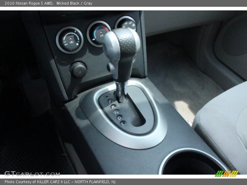 Wicked Black / Gray 2010 Nissan Rogue S AWD