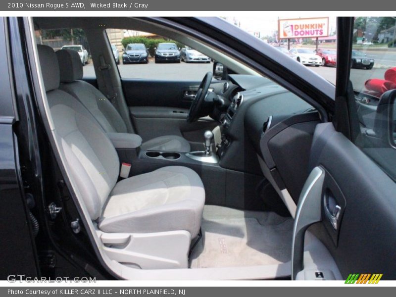 Wicked Black / Gray 2010 Nissan Rogue S AWD