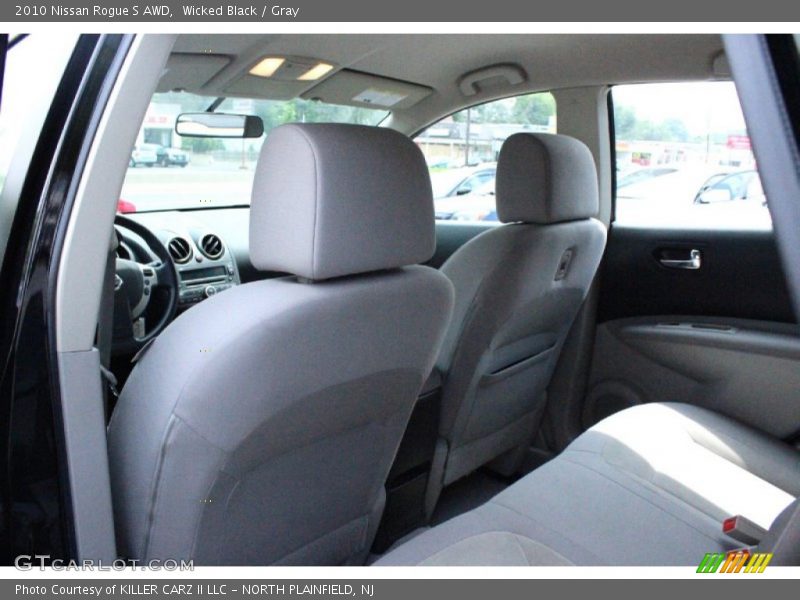 Wicked Black / Gray 2010 Nissan Rogue S AWD