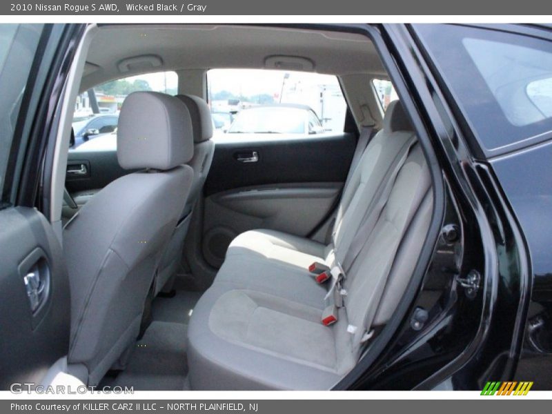 Wicked Black / Gray 2010 Nissan Rogue S AWD