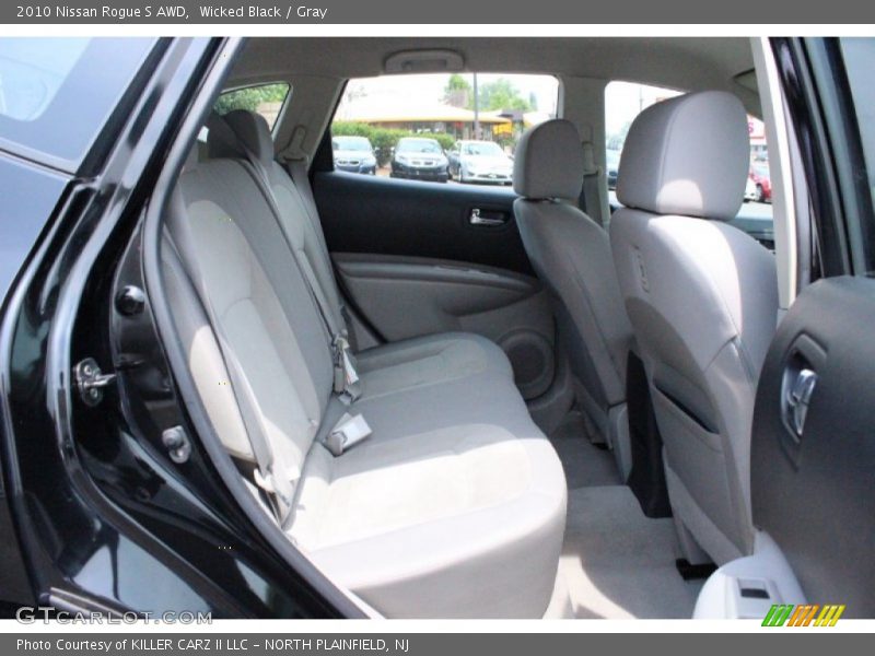 Wicked Black / Gray 2010 Nissan Rogue S AWD
