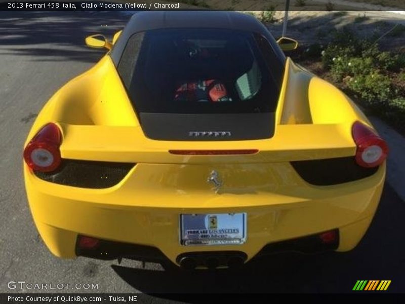 Giallo Modena (Yellow) / Charcoal 2013 Ferrari 458 Italia