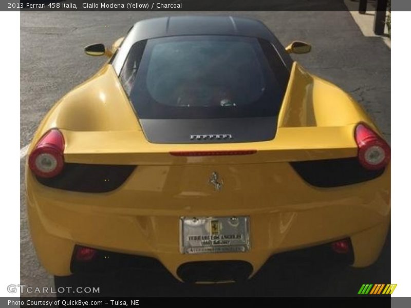Giallo Modena (Yellow) / Charcoal 2013 Ferrari 458 Italia