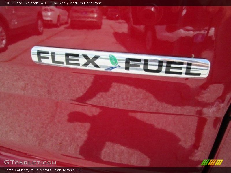Ruby Red / Medium Light Stone 2015 Ford Explorer FWD