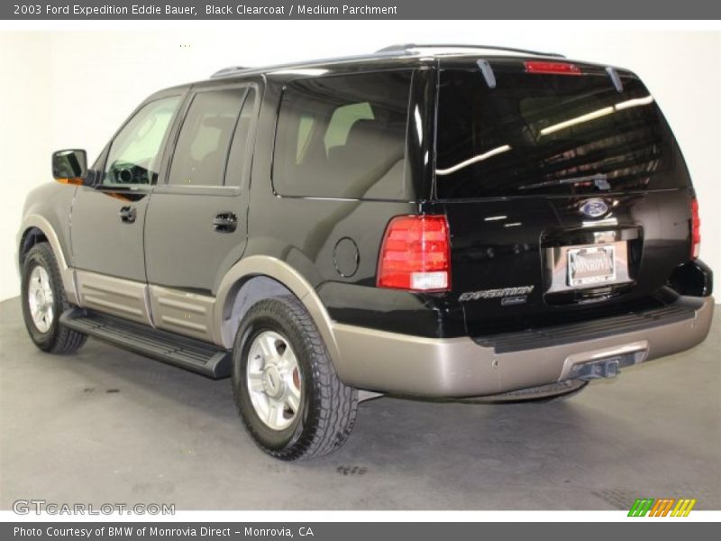 Black Clearcoat / Medium Parchment 2003 Ford Expedition Eddie Bauer