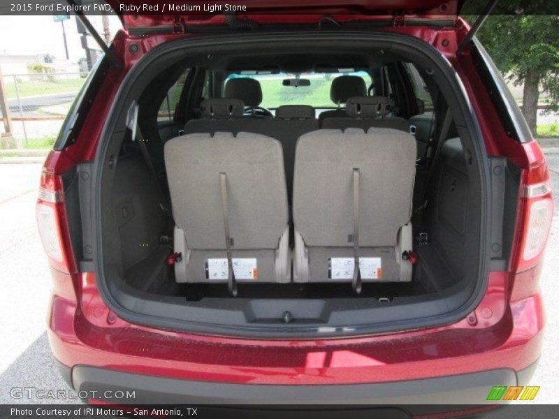 Ruby Red / Medium Light Stone 2015 Ford Explorer FWD