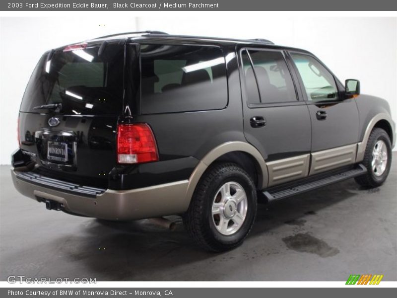 Black Clearcoat / Medium Parchment 2003 Ford Expedition Eddie Bauer