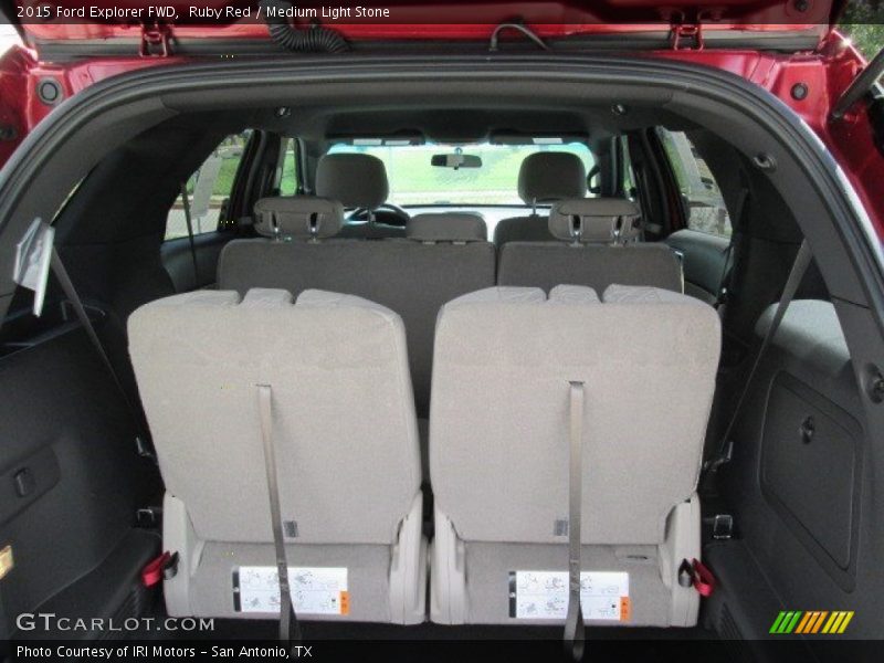 Ruby Red / Medium Light Stone 2015 Ford Explorer FWD