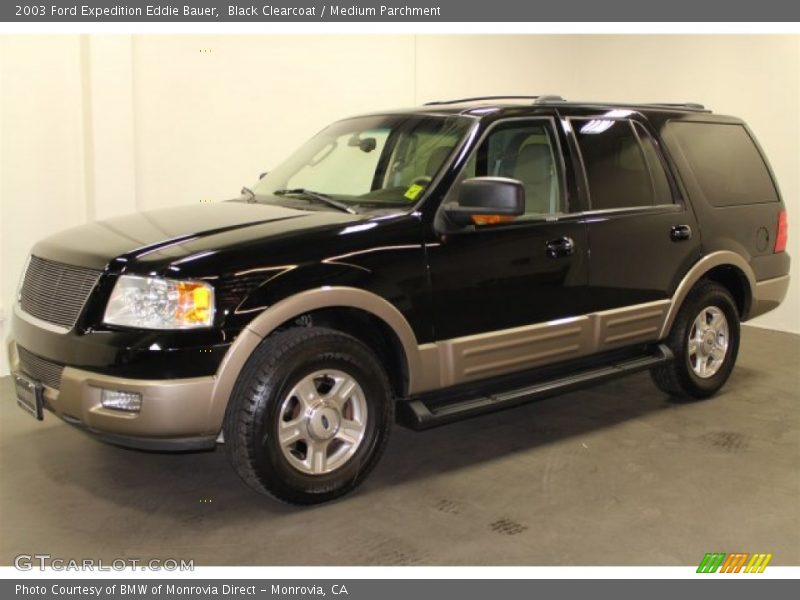 Black Clearcoat / Medium Parchment 2003 Ford Expedition Eddie Bauer